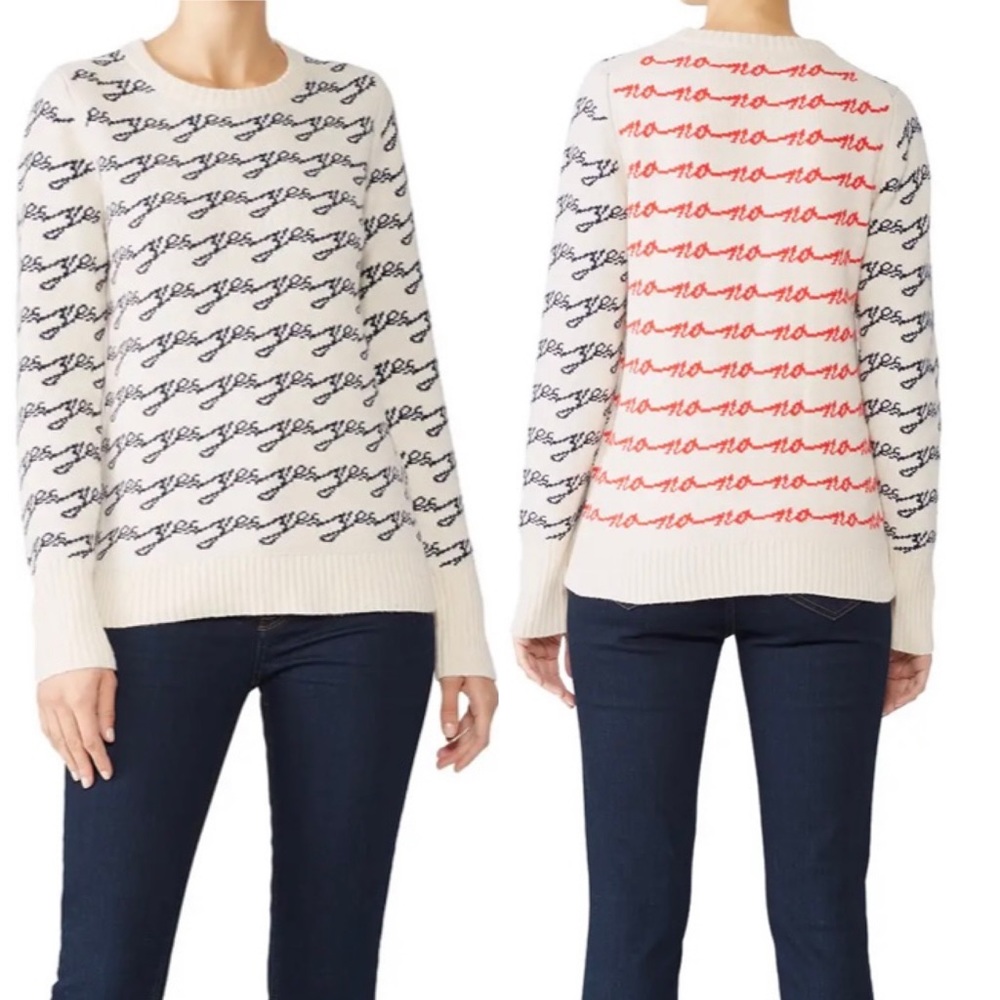 J.Crew Yes/No Sweater in Jacquard XXS